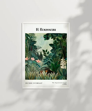 Çerçevesiz Poster Rousseau Ekvator Ormanı