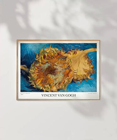 Çerçevesiz Poster Van Gogh Ayçiçekleri 1