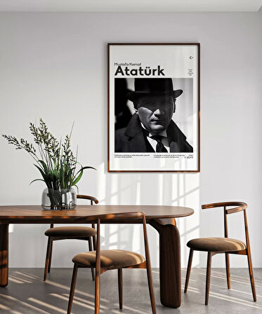 Çerçevesiz Poster Gölgedeki Deha