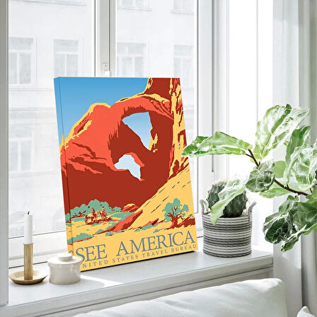 Amerika'nın Manzaraları Kanvas Tablo