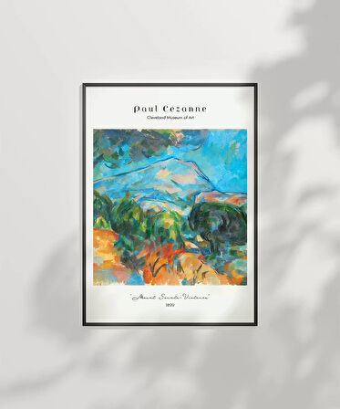 Çerçevesiz Poster Paul Cézanne Sainte-Victoire Dağı