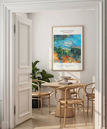 Çerçevesiz Poster Paul Cézanne Sainte-Victoire Dağı