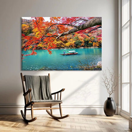 Sonbaharın Ahenki Kanvas Tablo