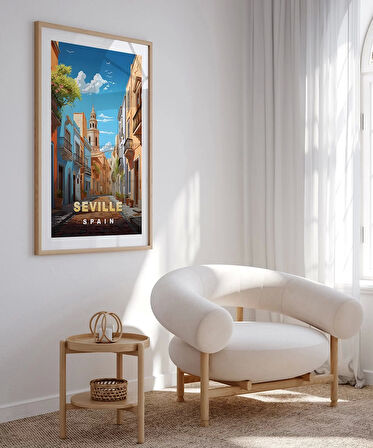 Çerçevesiz Poster Endülüs Ruhuyla Sevilla