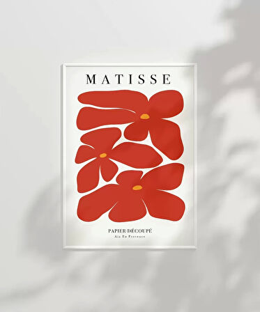 Çerçevesiz Poster Matisse Papiers Découpés No 6