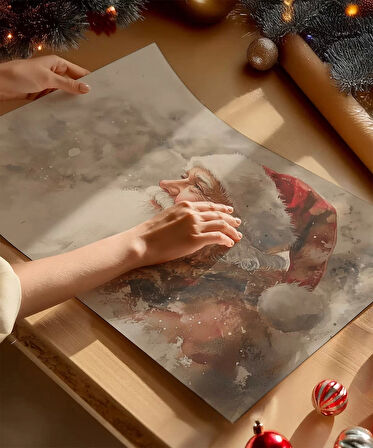 Çerçevesiz Poster Noel Baba'nın Yolu