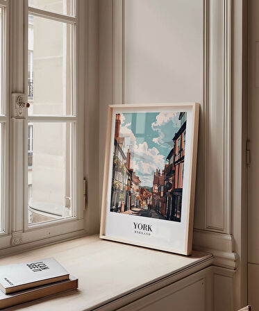 Çerçevesiz Poster York Tarihi Sokakları