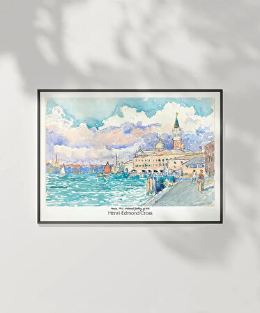 Çerçevesiz Poster Henri-Edmond Cross Venedik