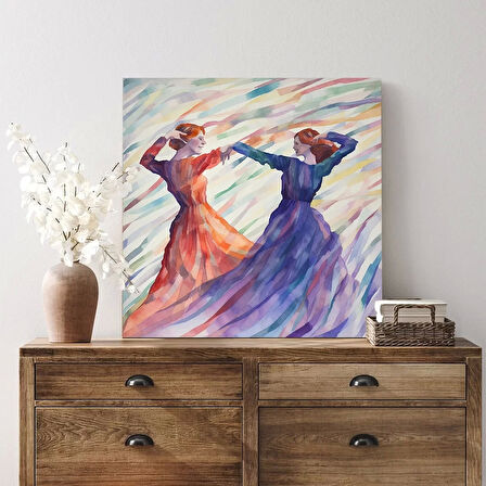 Dansın Özgürlüğü Kanvas Tablo