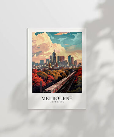 Çerçevesiz Poster Melbourne Tren İstasyonu