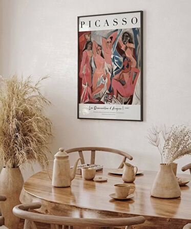 Çerçevesiz Poster Pablo Picasso Avignonlu Kızlar