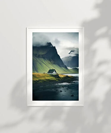 Çerçevesiz Poster Nehir Kıyısında Huzur