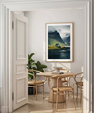 Çerçevesiz Poster Nehir Kıyısında Huzur