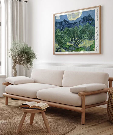 Çerçevesiz Poster Vincent Van Gogh Zeytin Ağaçları (2)