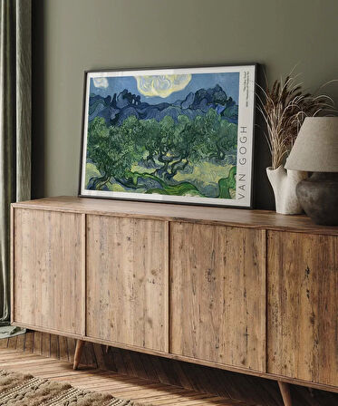 Çerçevesiz Poster Vincent Van Gogh Zeytin Ağaçları (2)