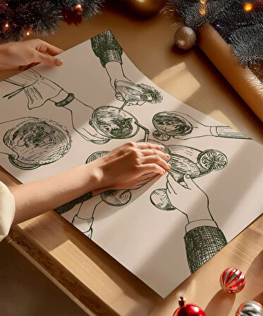 Çerçevesiz Poster Kutlama ve Birliktelik