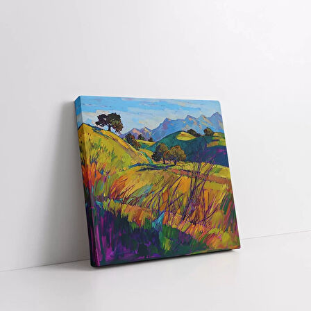 Dağların Ötesi Kanvas Tablo