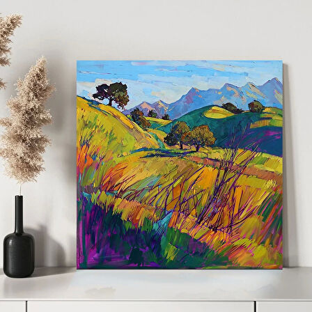 Dağların Ötesi Kanvas Tablo