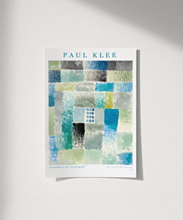 Çerçevesiz Poster Paul Klee İlk Ev