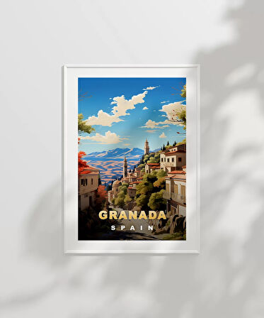 Çerçevesiz Poster Granada'nın Gizemli Güzelliği