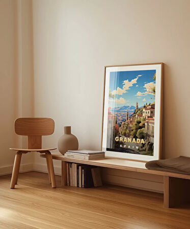 Çerçevesiz Poster Granada'nın Gizemli Güzelliği