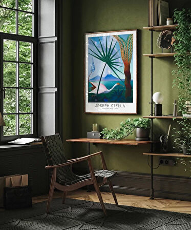 Çerçevesiz Poster Joseph Stella Neopolitan Song