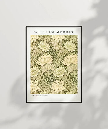 Çerçevesiz Poster William Morris Kasımpatı Deseni