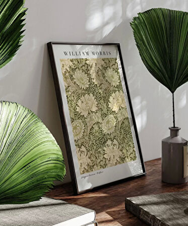Çerçevesiz Poster William Morris Kasımpatı Deseni