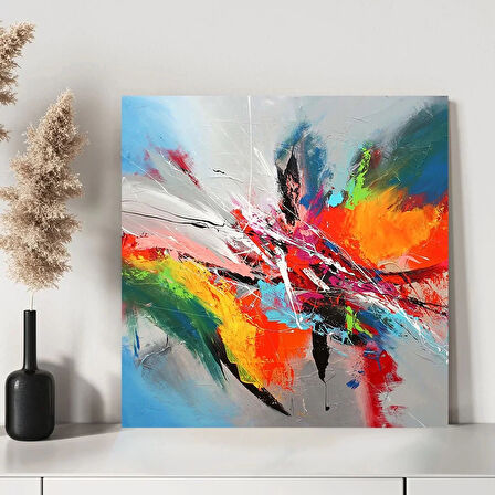 Vahşi Renklerin Dansı Kanvas Tablo