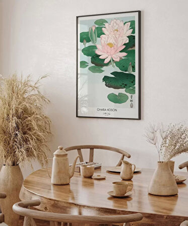 Çerçevesiz Poster Ohara Koson Nilüfer