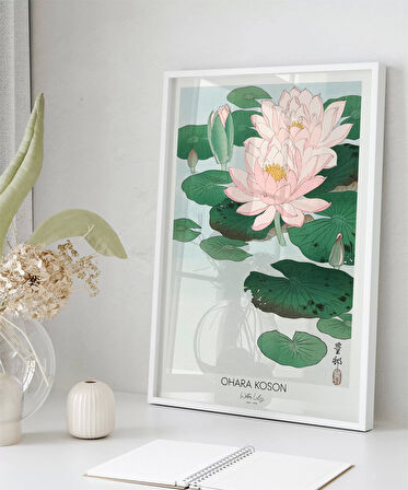Çerçevesiz Poster Ohara Koson Nilüfer