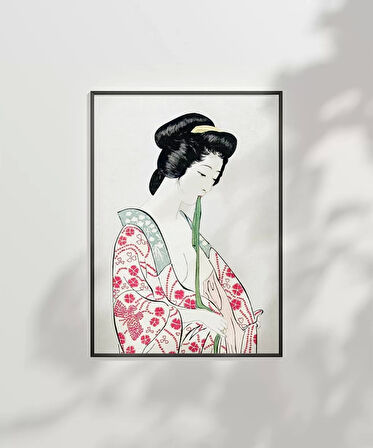Çerçevesiz Poster Kimono ve İncelik