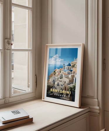 Çerçevesiz Poster Yunan Adalarının Güzelliği