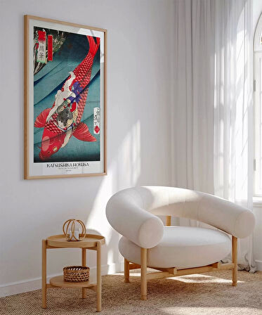 Çerçevesiz Poster Hokusai Saito No Oniwakamaru