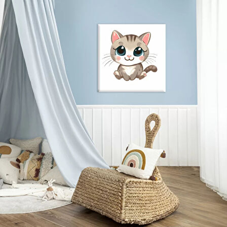 Yaramaz Kedi Kanvas Tablo