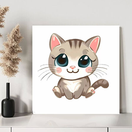 Yaramaz Kedi Kanvas Tablo