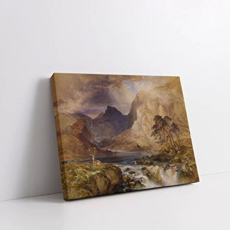 Dağların Sükuneti Kanvas Tablo