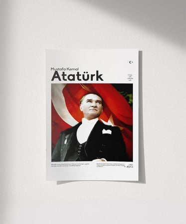 Çerçevesiz Poster Ebedi Başkomutan