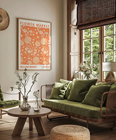 Çerçevesiz Poster William Morris Flower Market