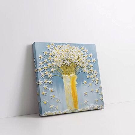 Vazgodaki Papatyalar Kanvas Tablo