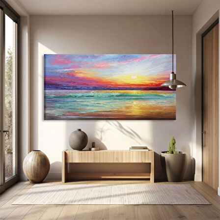 Günbatımının Şiiri Kanvas Tablo