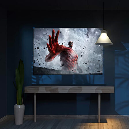 Attack On Titan Dev Kanvas Tablo