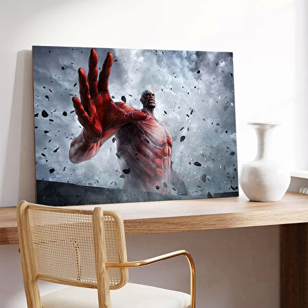 Attack On Titan Dev Kanvas Tablo