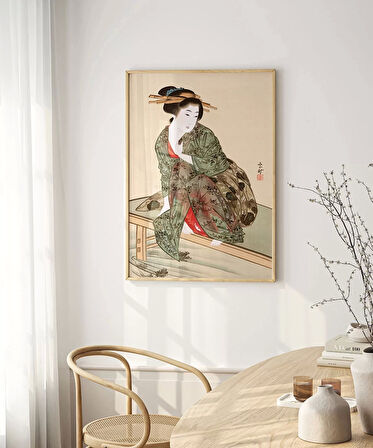 Çerçevesiz Poster Geleneksel Japon Zarafeti