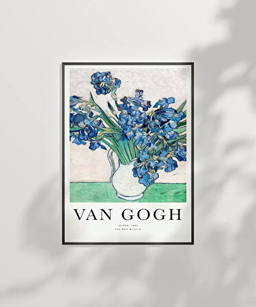 Çerçevesiz Poster Van Gogh Irıses No 2