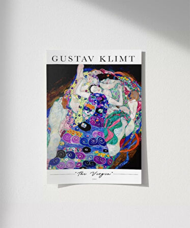 Çerçevesiz Poster Gustav Klimt The Virgin