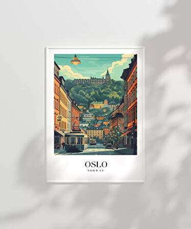 Çerçevesiz Poster Oslo Kuzey'in Sakin Ritmi