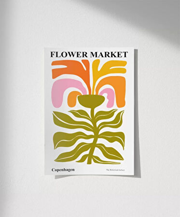 Çerçevesiz Poster Copenhagen Flower