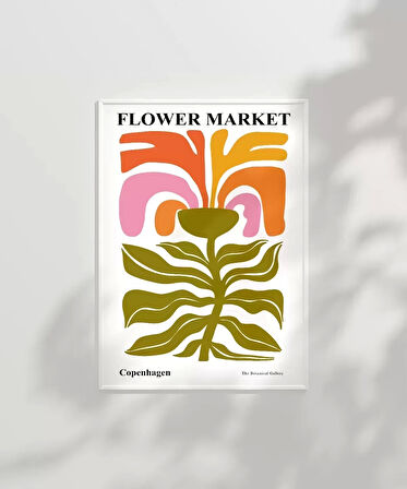 Çerçevesiz Poster Copenhagen Flower