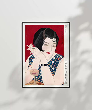 Çerçevesiz Poster Kobayakawa Kiyoshi Modern Kadın